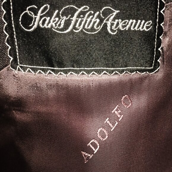 Adolfo Men 2 Piece Grayish Brown Suit - Picture 8 of 16